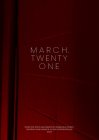 Март. Двадцать один