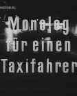 Monolog für einen Taxifahrer